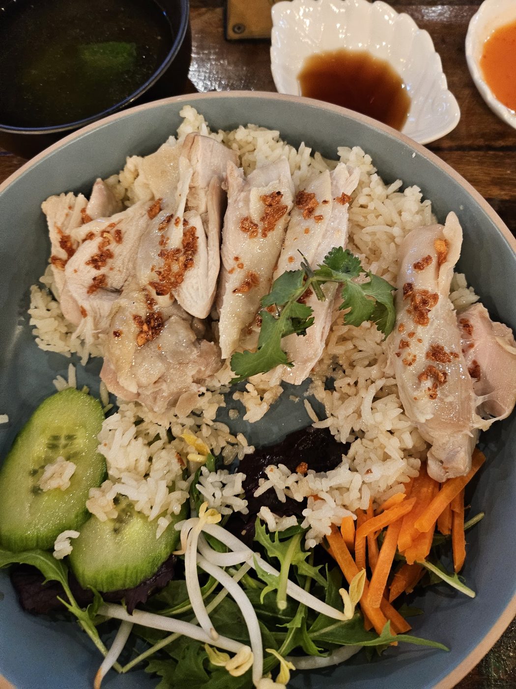 A close look at the food